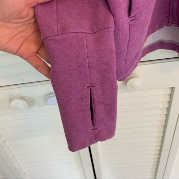 Arc'teryx Tarsa Hoodie Womens S Trim Fit Full Zip Jacket Fuchsia Thumbholes - Picture 7 of 16